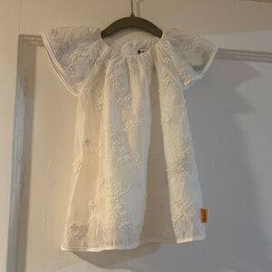 Steiff White Embroidered Baby Dress | Size 3–6 Months | Never Worn